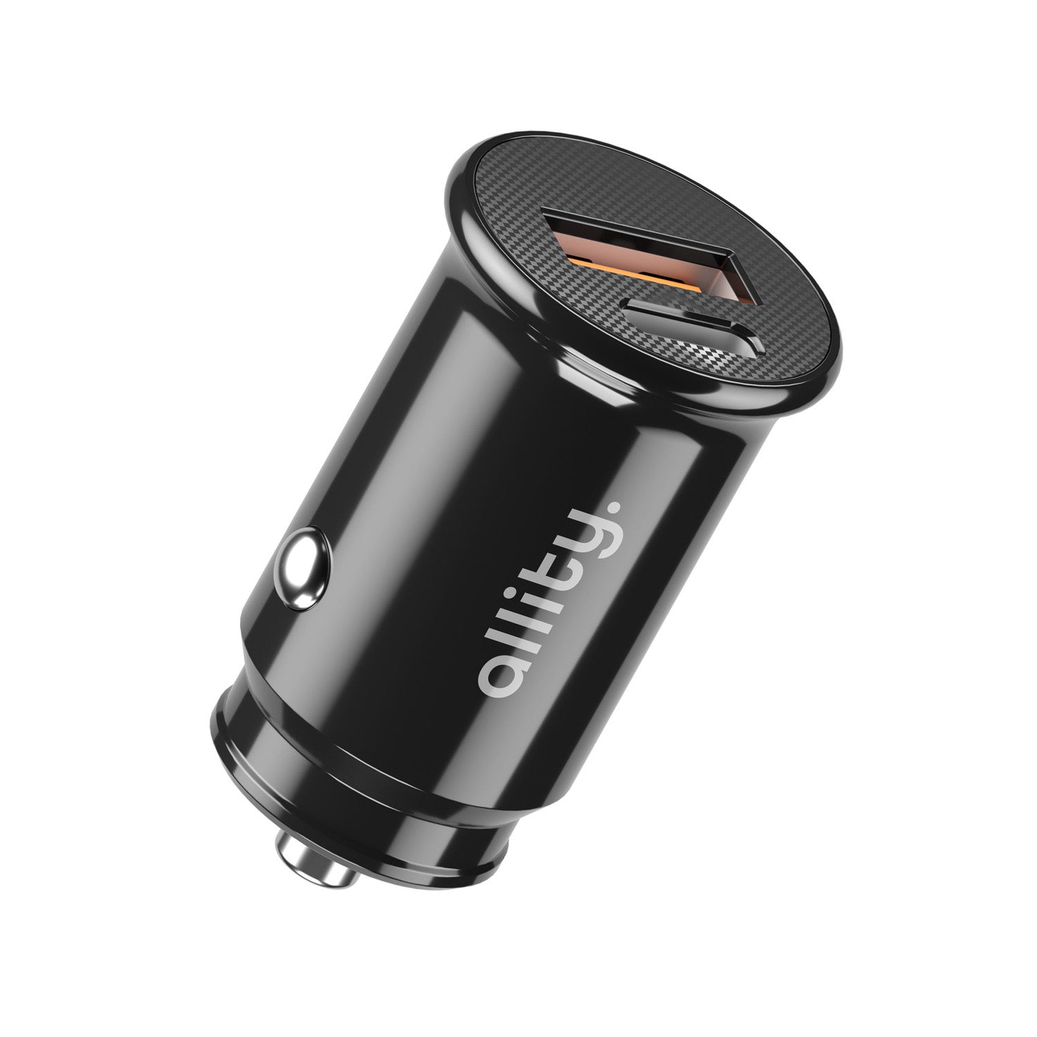 Φορτιστής αυτοκινήτου Allity ACC-100-30WAC 1x USB-c 1x USB-a 30W μαύρος