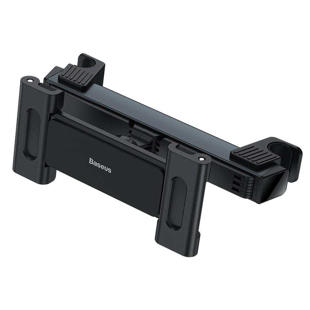 Baseus - Car Holder JoyRide Pro (SUTQ000001) - for Phone/Tablet, Headrest Installation, Silicone Pads, 360°, Foldable - Black