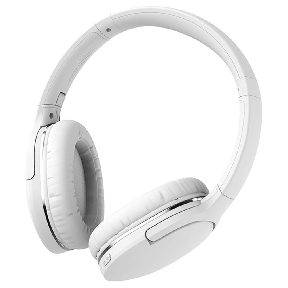 Baseus - Wireless Headphones Encok D02 Pro (NGTD010302) - Over Ear Design, Noise Reduction, Bluetooth V5.3 - White