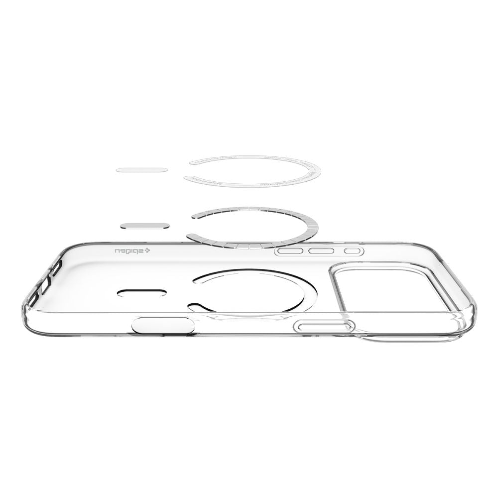 SPIGEN LIQUID CRYSTAL MAG MAGSAFE IPHONE 17 PRO CLEAR/WHITE