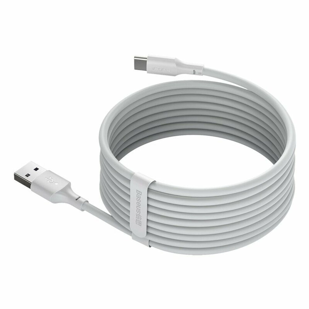 Baseus - (2 pack) Data Cable (TZCATZJ-02) - USB to Type-C, Fast Charging 5A, 40W, 1.5m - White