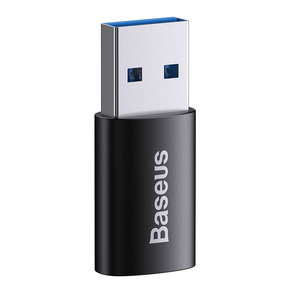 Baseus - OTG Adapter Ingenuity Series (ZJJQ000101) - USB 3.1 to Type-C, Aluminium Alloy, 10Gbps - Black