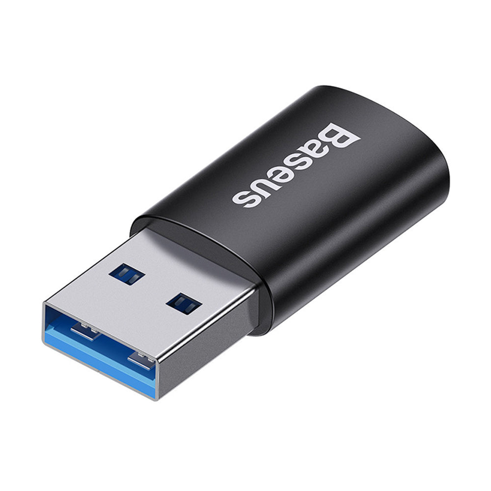 Baseus - OTG Adapter Ingenuity Series (ZJJQ000101) - USB 3.1 to Type-C, Aluminium Alloy, 10Gbps - Black