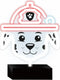 Forever Neon Led - Paw Patrol Stand - Marshall - Παιδικό Επιτραπέζιο Φωτιστικό Paw Patrol – Θήκη για κινητό από το PhoneBazaar.gr