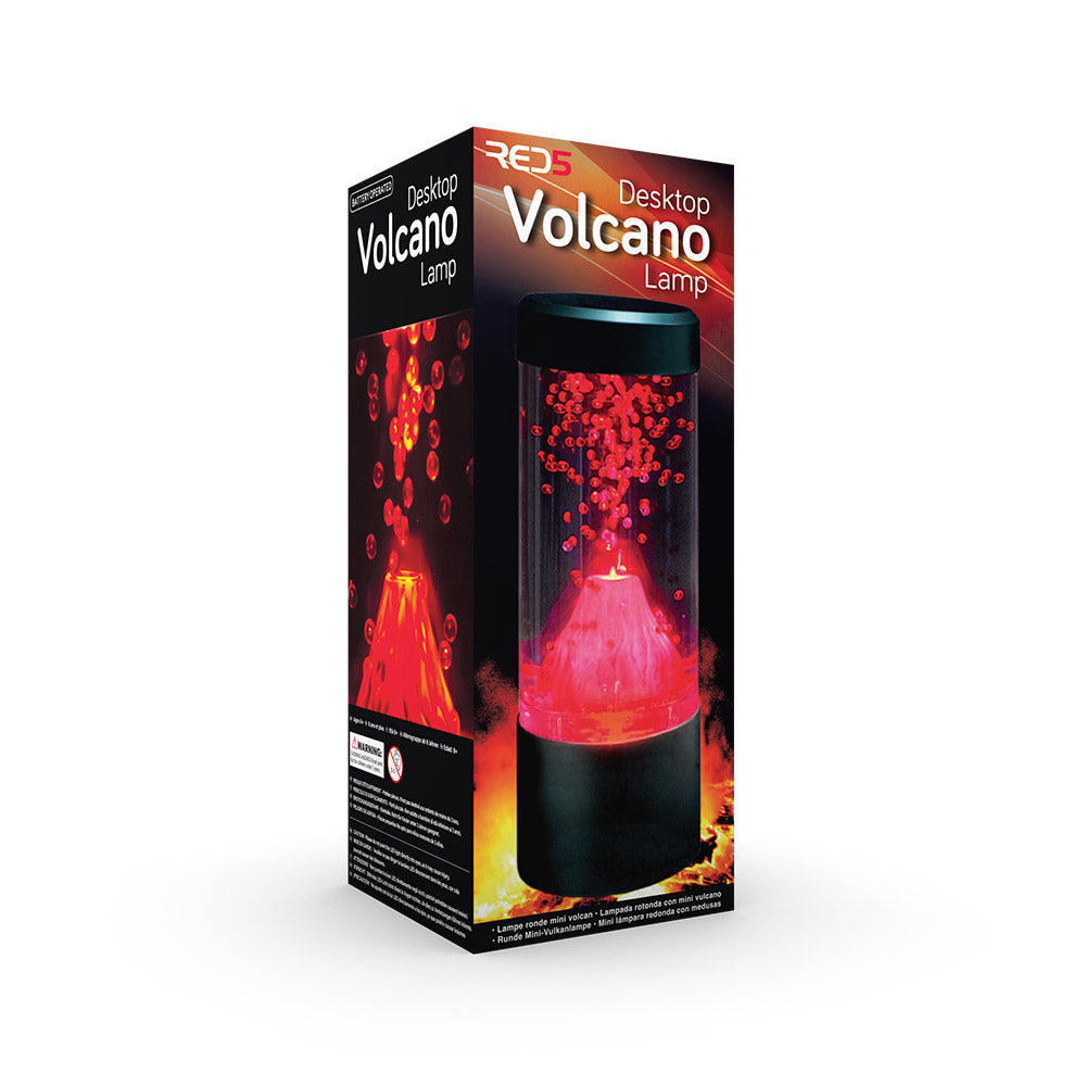 The Source Mini Volcano Round Lamp Διακοσμητικό Φωτιστικό LED για ατμοσφαιρικό φωτισμό του χώρου σας (97258) – USB/Μπαταρίας