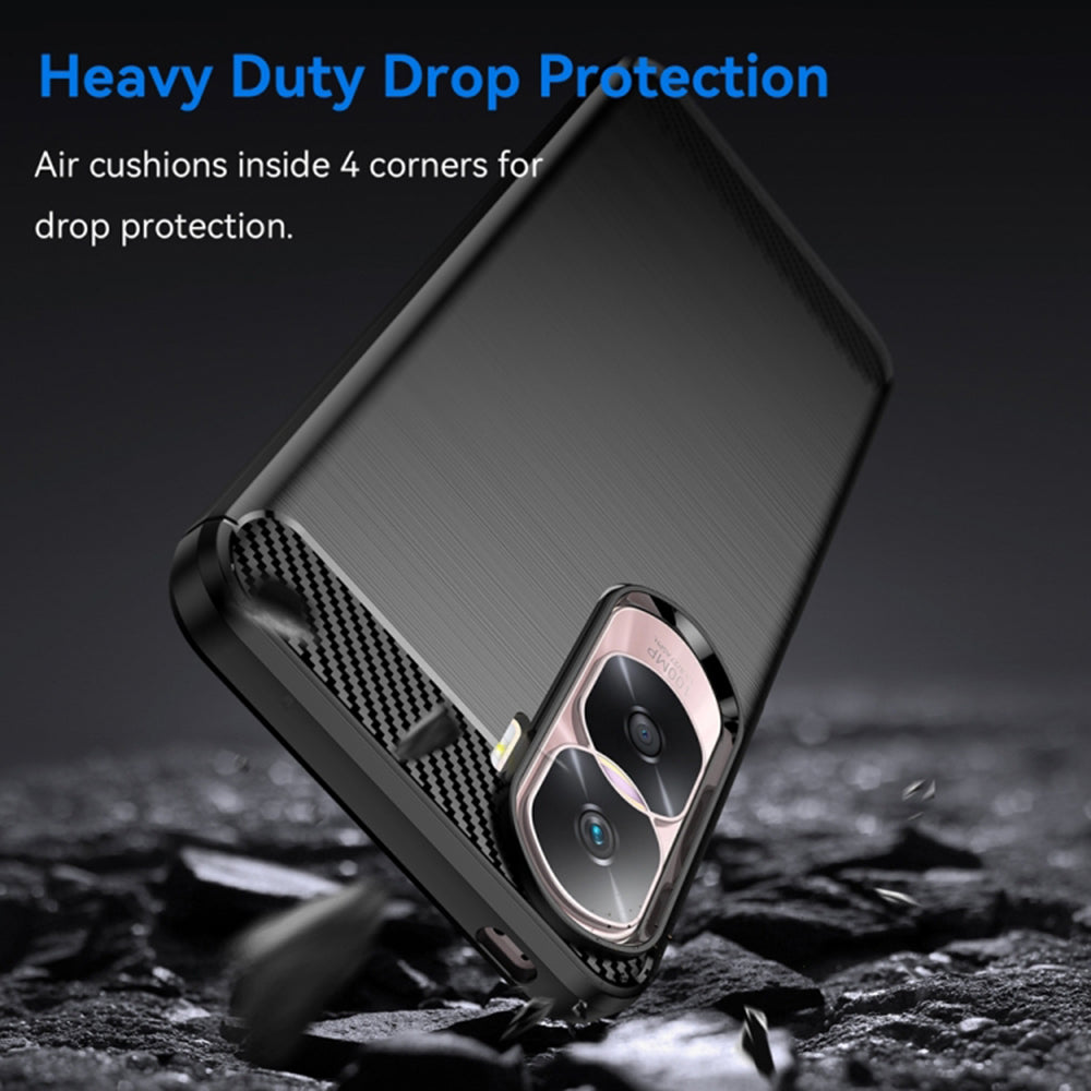 Techsuit - Carbon Silicone - Honor 90 Lite - Black