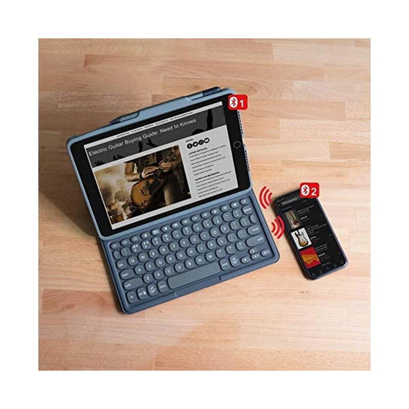 ZAGG Pro Keys Θήκη με πληκτρολόγιο για Apple iPad 10,9" (4ης & 5ης Γενιάς) σε charcoal χρώμα (UK) - 103407271