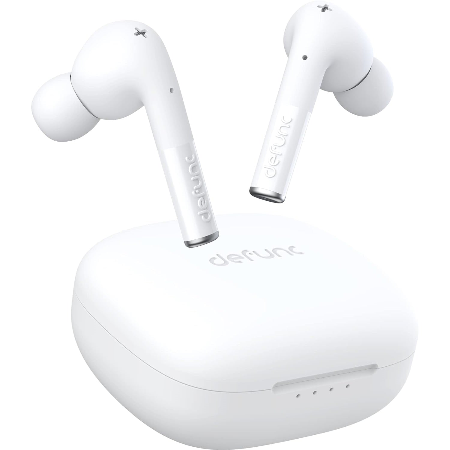 Defunc True Entertainment Bluetooth 5.2 Ασύρματα True Wireless Ακουστικά Με Θήκη (Λευκό) – Θήκη για κινητό από το PhoneBazaar.gr