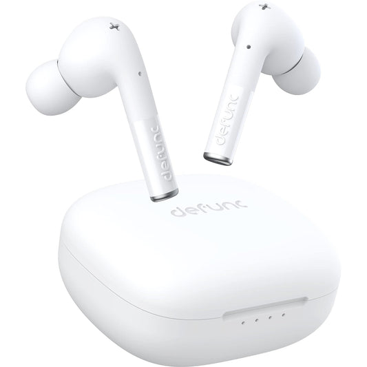 Defunc True Entertainment Bluetooth 5.2 Ασύρματα True Wireless Ακουστικά Με Θήκη (Λευκό) – Θήκη για κινητό από το PhoneBazaar.gr