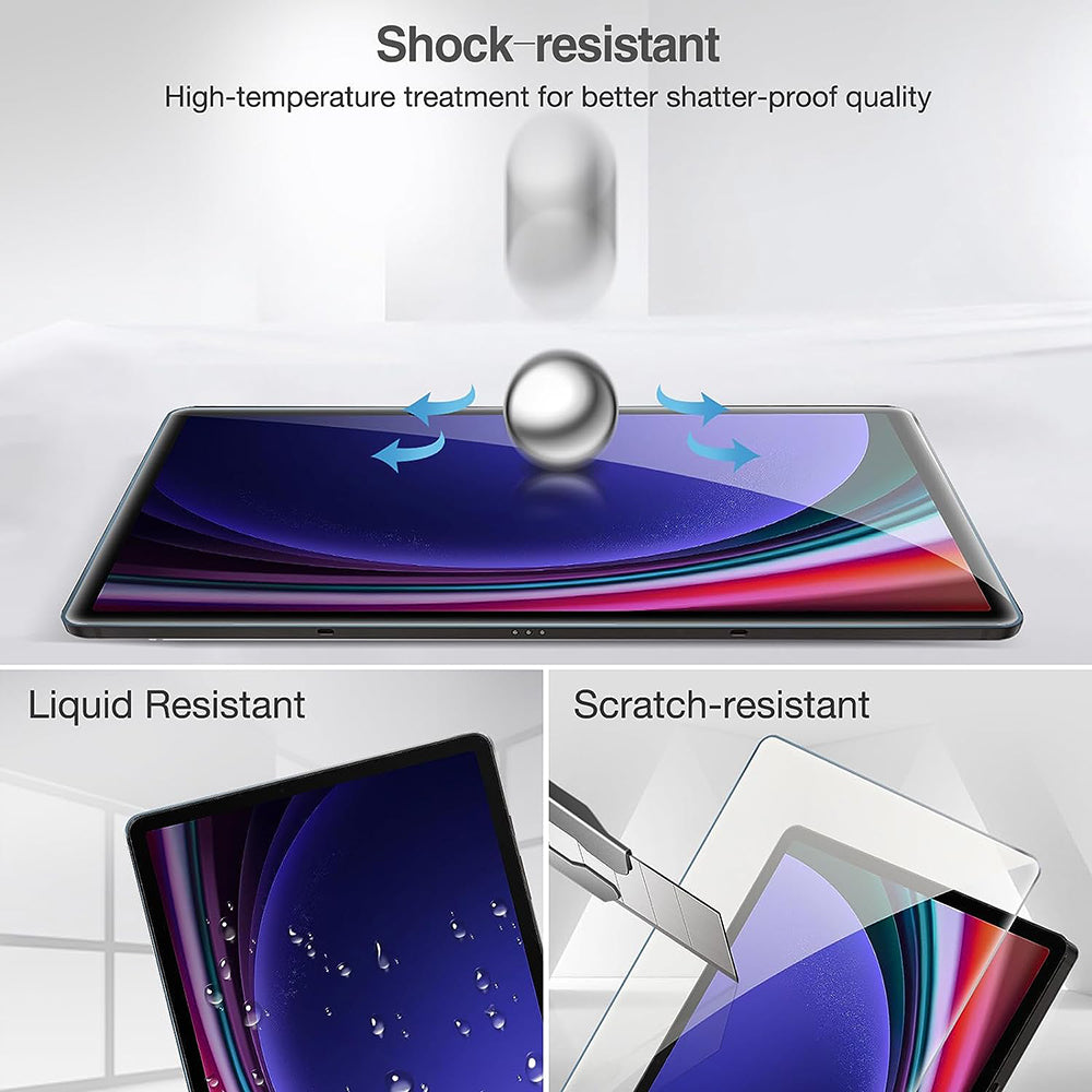 Lito - 2.5D Classic Glass - Galaxy Tab S9 / S9 FE - Clear