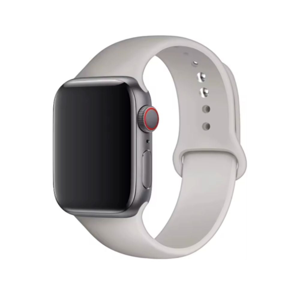 Λουράκι Σιλικόνης (Apple Watch 42/44/45/49Mm) - Γκρί – Θήκη για κινητό από το PhoneBazaar.gr