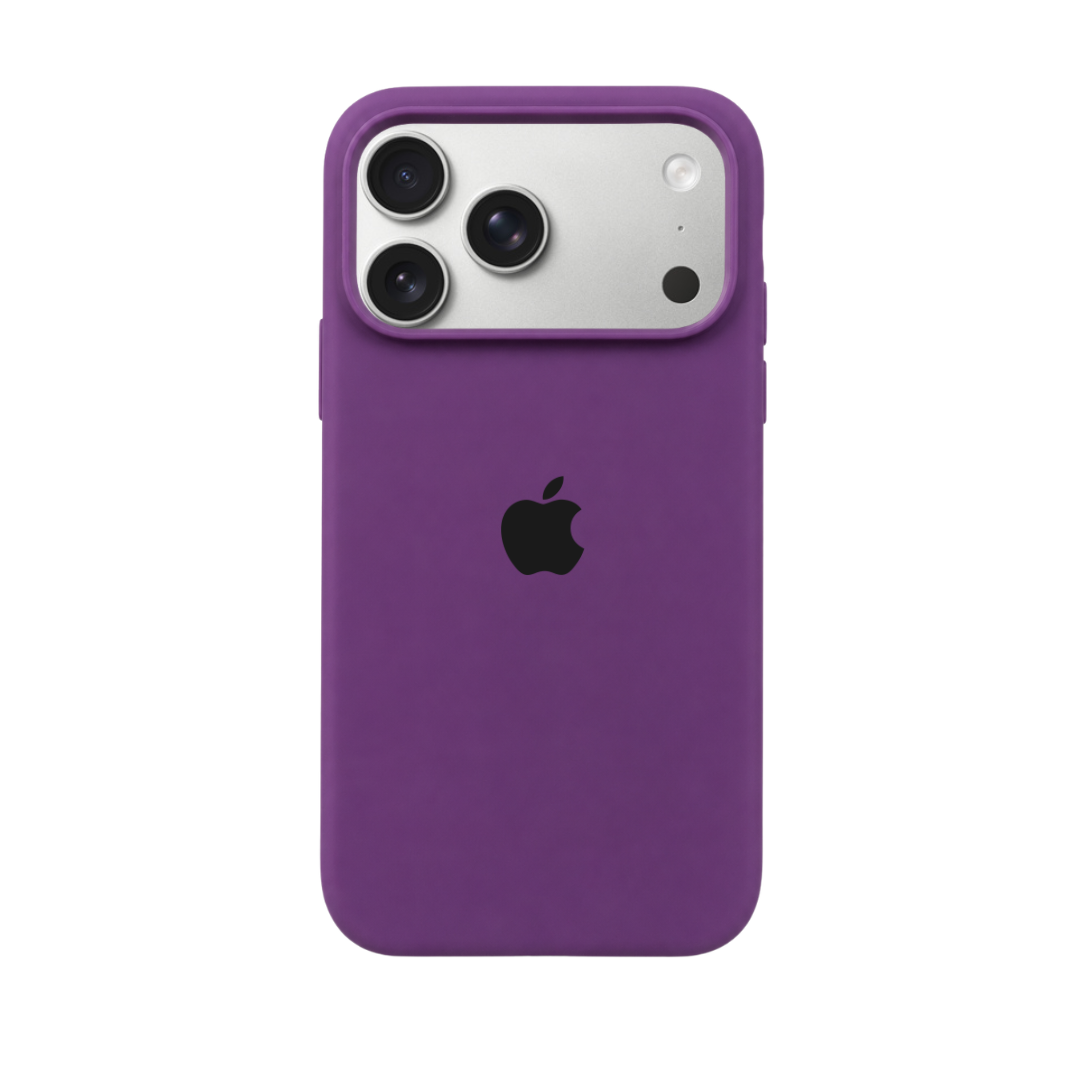 Θήκη Σιλικόνης iPhone 18 Pro Max μωβ