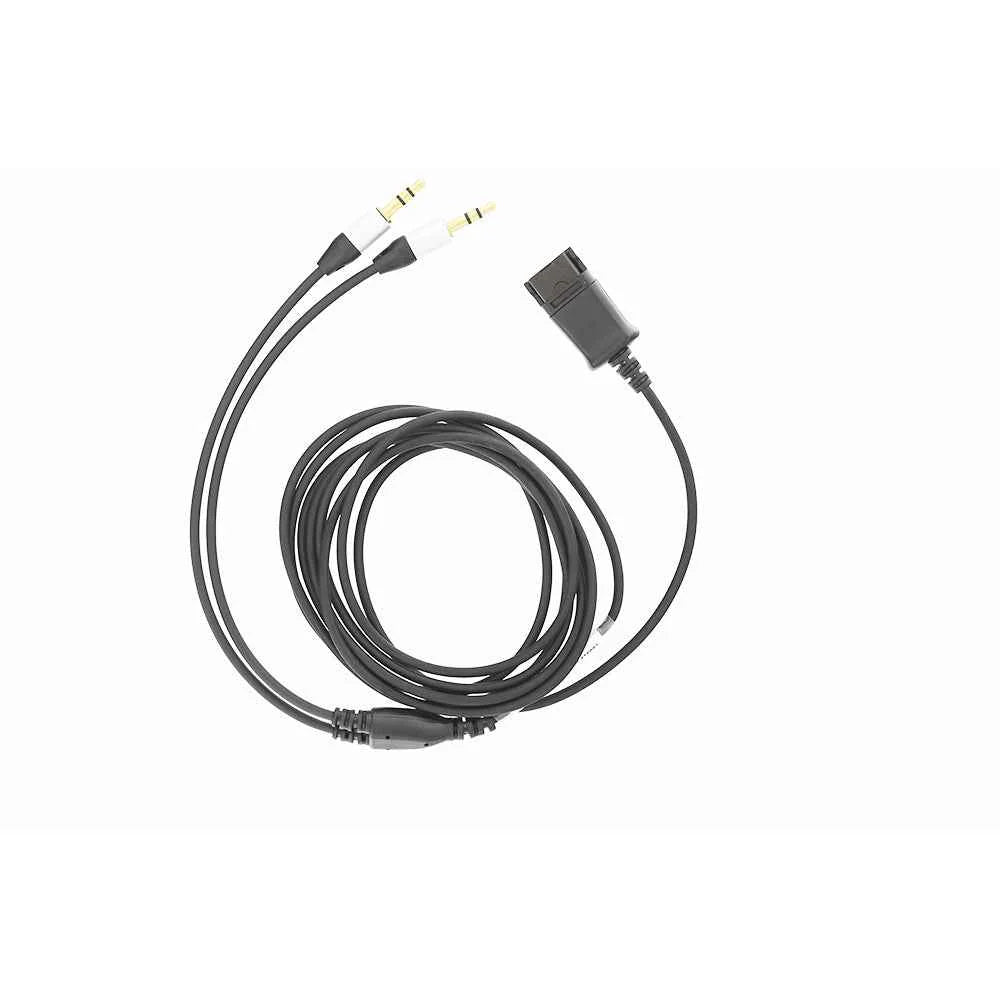 Tellur - QD to 2 x Jack 3.5mm Adapter Cable - Black - Καλώδιο προσαρμογέα QD σε 2 x Jack 3,5 mm