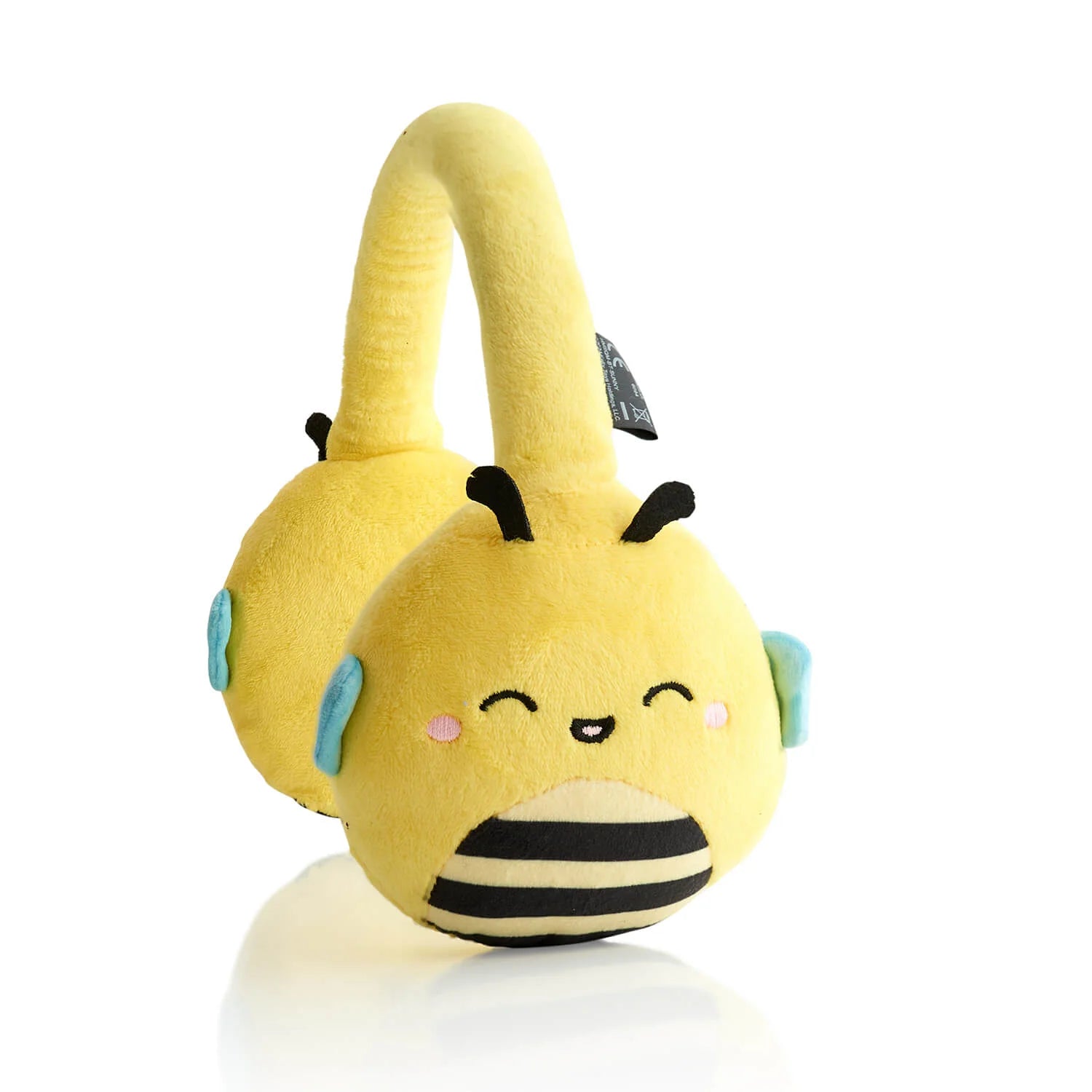 Lazerbuilt Squishmallows Sunny The Bee – Λούτρινα Ασύρματα Παιδικά Ακουστικά Με Μικρόφωνο – Θήκη για κινητό από το PhoneBazaar.gr