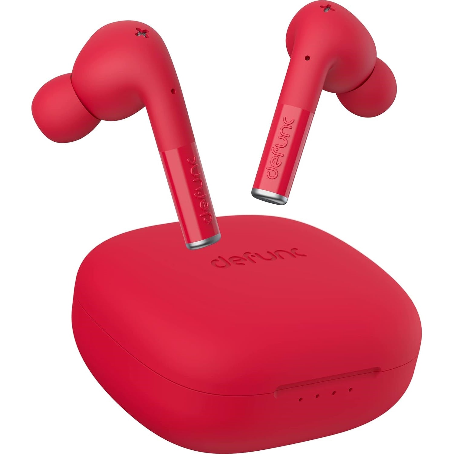 Defunc True Entertainment Bluetooth 5.2 Ασύρματα True Wireless Ακουστικά Με Θήκη (Κόκκινο) – Θήκη για κινητό από το PhoneBazaar.gr