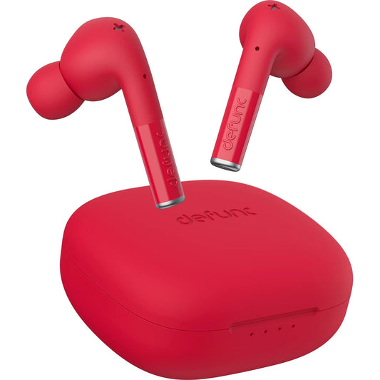 Defunc True Entertainment Bluetooth 5.2 Ασύρματα True Wireless Ακουστικά Με Θήκη (Κόκκινο) – Θήκη για κινητό από το PhoneBazaar.gr