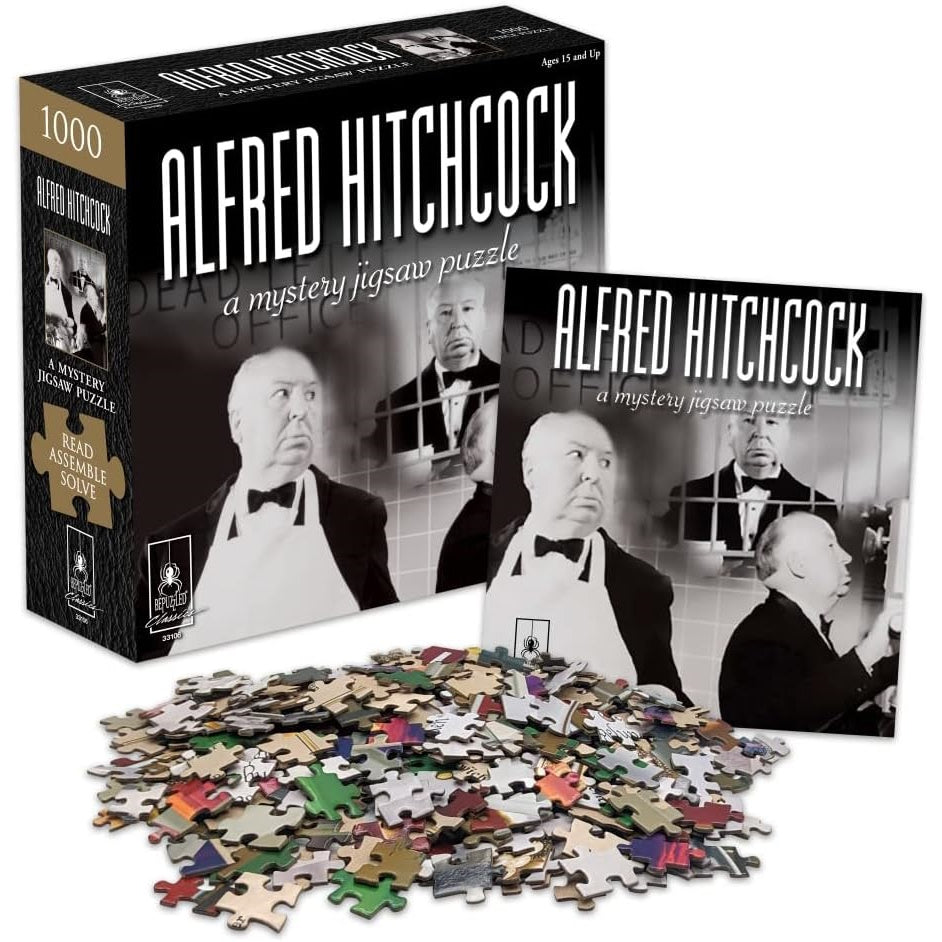 University Games - Bepuzzled - Mystery Puzzle - Alfred Hitchcock - 1000Pieces – Θήκη για κινητό από το PhoneBazaar.gr