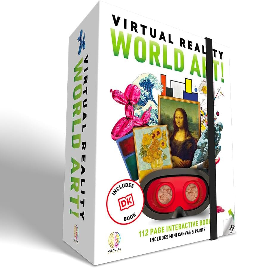 Abacus Brands Vr Giftbox World Art! Σετ Εικονικής Πραγματικότητας – Πολυτελές Σετ Δώρου Για Ηλικίες 8 Ετών Και Άνω – Περιλαμβάνει Γυαλιά Vr – Θήκη για κινητό από το PhoneBazaar.gr