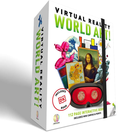 Abacus Brands Vr Giftbox World Art! Σετ Εικονικής Πραγματικότητας – Πολυτελές Σετ Δώρου Για Ηλικίες 8 Ετών Και Άνω – Περιλαμβάνει Γυαλιά Vr – Θήκη για κινητό από το PhoneBazaar.gr