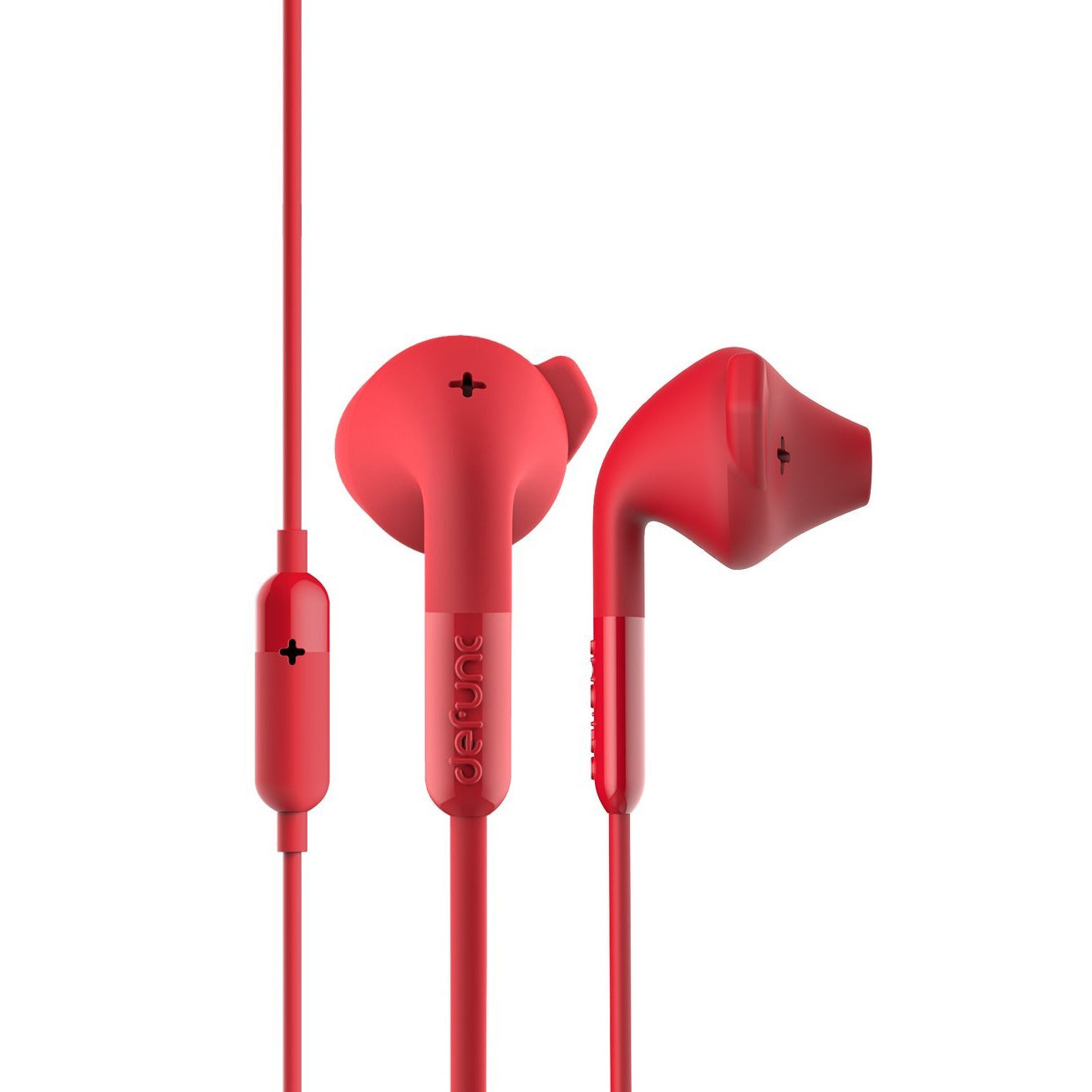 Defunc Plus Hybrid In-Ear Earbuds Ενσύρματα Ακουστικά Σε Κόκκινο Χρώμα – Θήκη για κινητό από το PhoneBazaar.gr