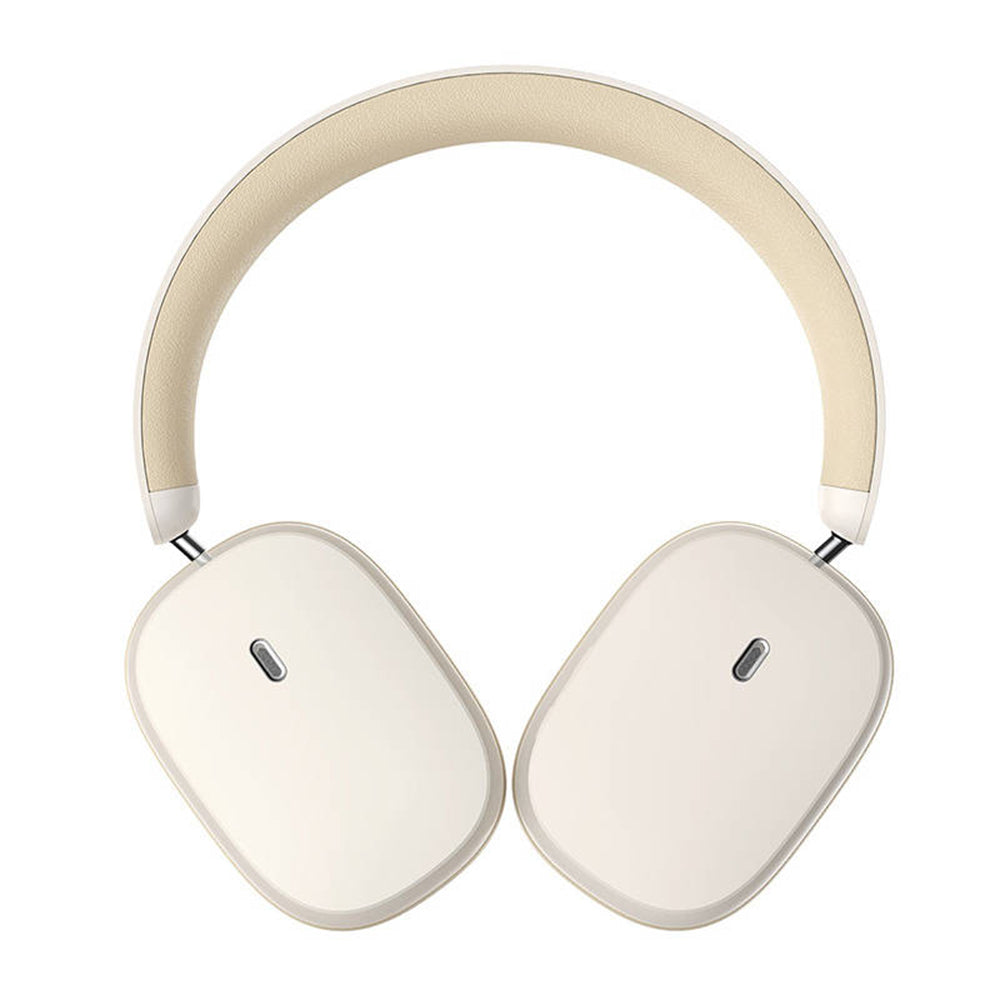 Baseus - Wireless Headphones Bowie H1 (NGTW230202) - Bluetooth 5.2, Foldable, Noise Cancellation - Creamy White
