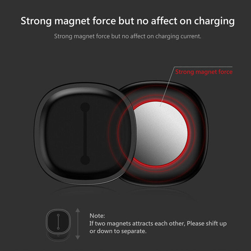 Baseus - Cable Organizer (ACWDJ-01) - 3 Holder Clips, 3M Adhesive, Flexible Silicone Tips - Black