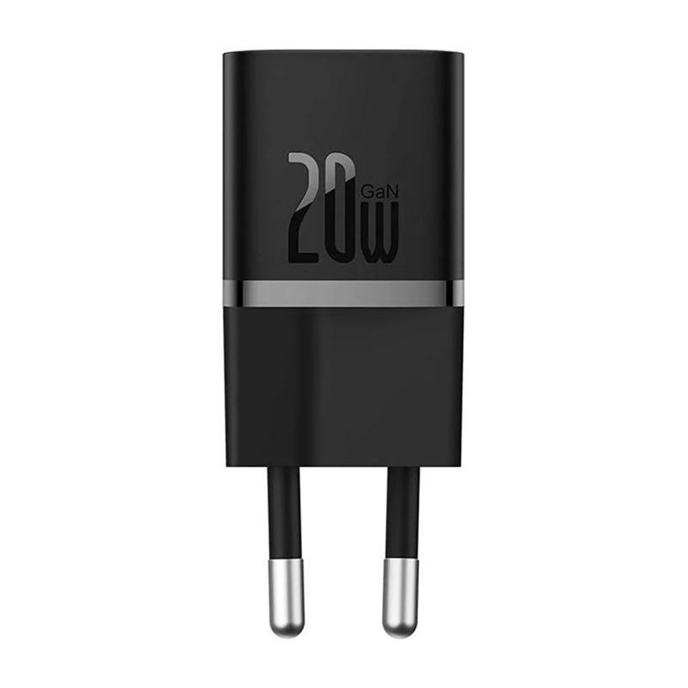 Baseus - Wall Charger (CCGN050101) - GaN, Type-C, Fast Charging, 20W - Black