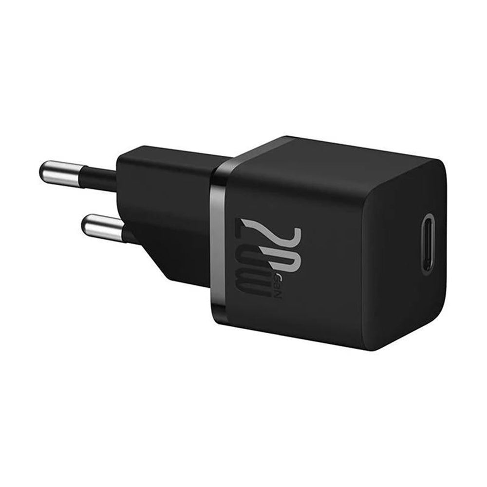 Baseus - Wall Charger (CCGN050101) - GaN, Type-C, Fast Charging, 20W - Black