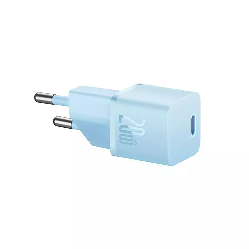 Baseus - Wall Charger (CCGN050103) - GaN, Type-C, Fast Charging, 20W - Blue