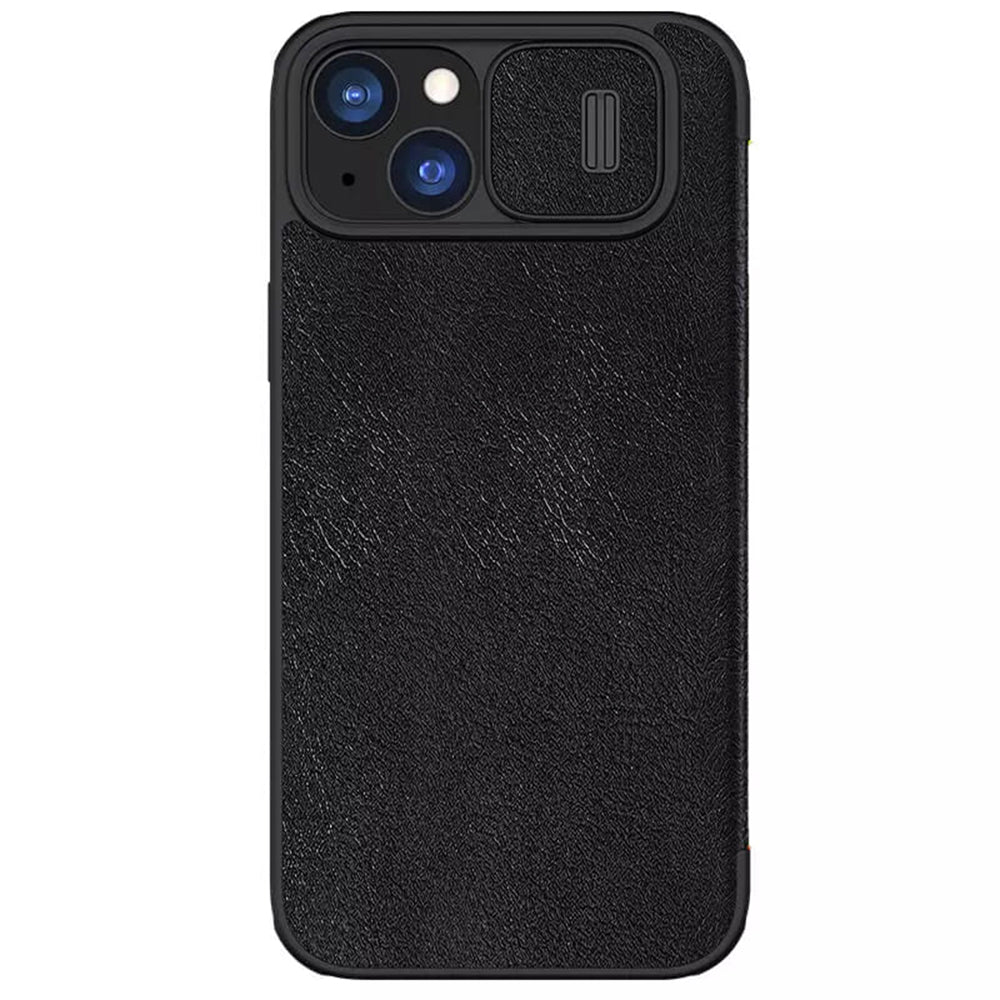 Nillkin - Qin Leather Case - iPhone 15 Plus - Black