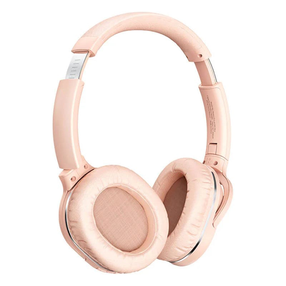 Baseus - Wireless Headphones Encok D02 Pro (NGTD010304/A00027600413-Z1) - Over Ear Design, Noise Reduction, Bluetooth V5.3 - Pink