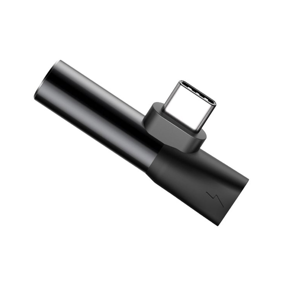 Baseus - Audio Adapter L41 (CATL41-01/A10229300117-Z1) - Type-C to Type-C, Jack 3.5 mm - Black