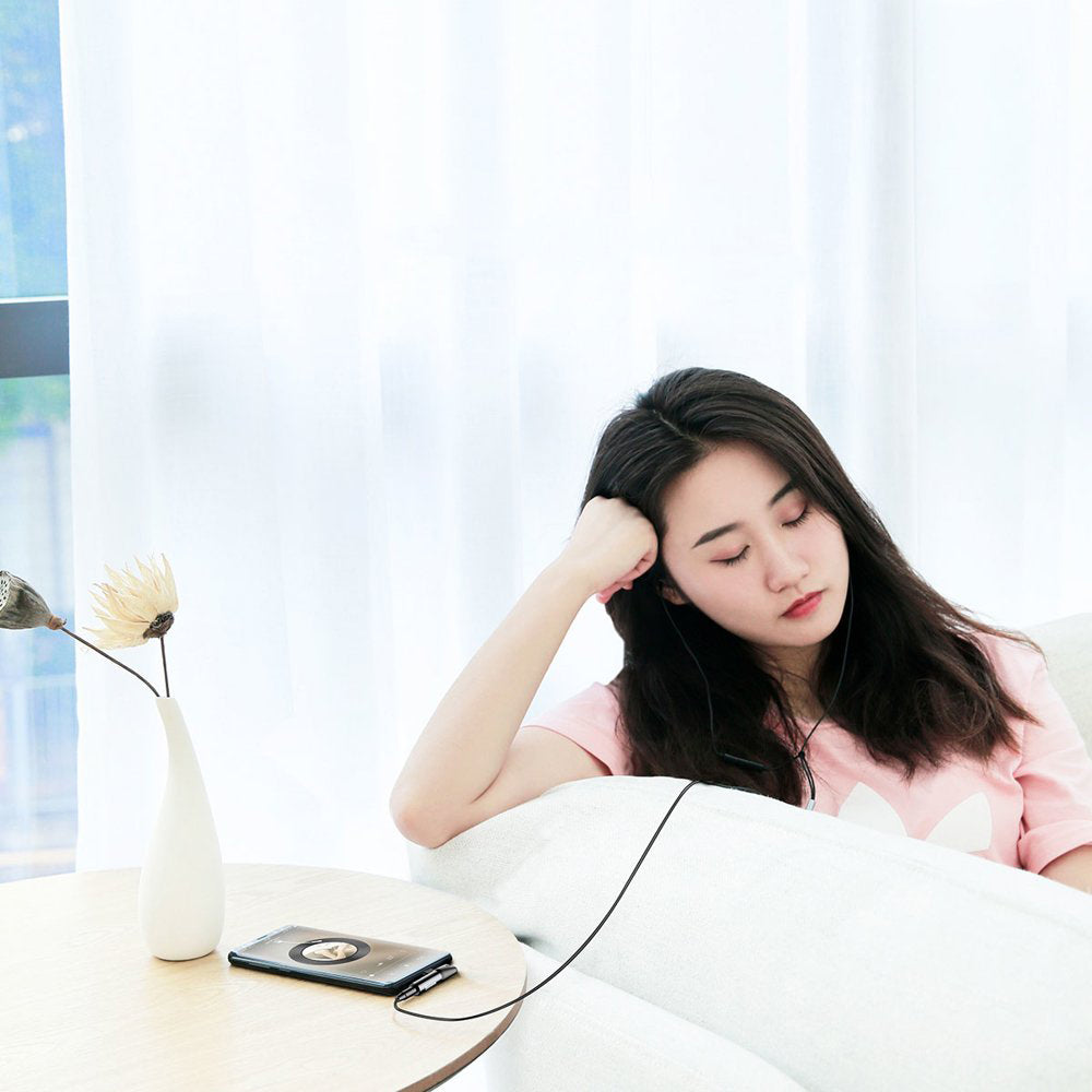 Baseus - Audio Adapter L41 (CATL41-01/A10229300117-Z1) - Type-C to Type-C, Jack 3.5 mm - Black