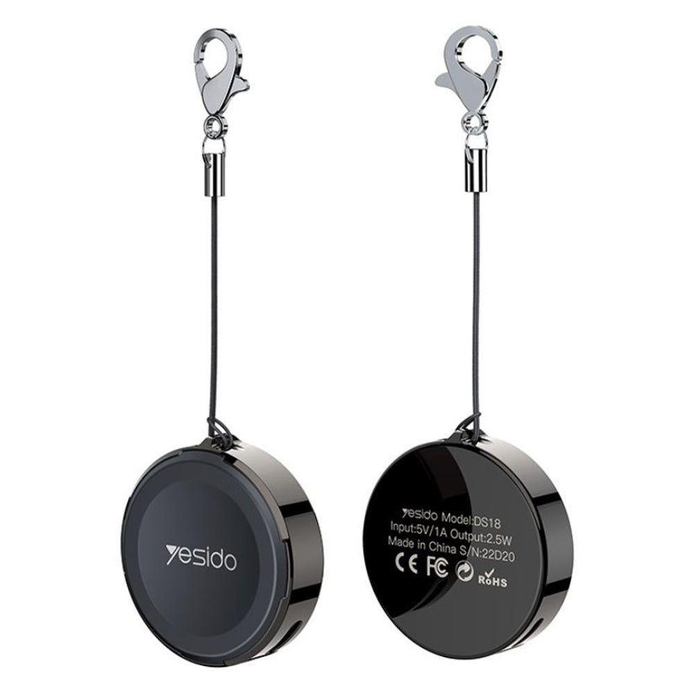Yesido - Τεχνολογία > Κινητή Τηλεφωνία > Φορτιστές Κινητών (DS18) - Portable, for Apple Watch, Zinc Alloy, 2.5W - Black