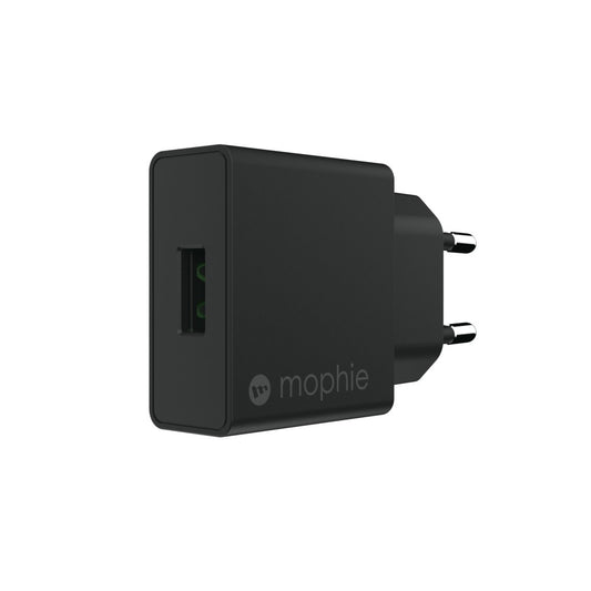 Mophie Wall Adapter Usb-A Οικιακός Φορτιστής Quick Charge Ισχύος 18W (Μαύρος) – Θήκη για κινητό από το PhoneBazaar.gr
