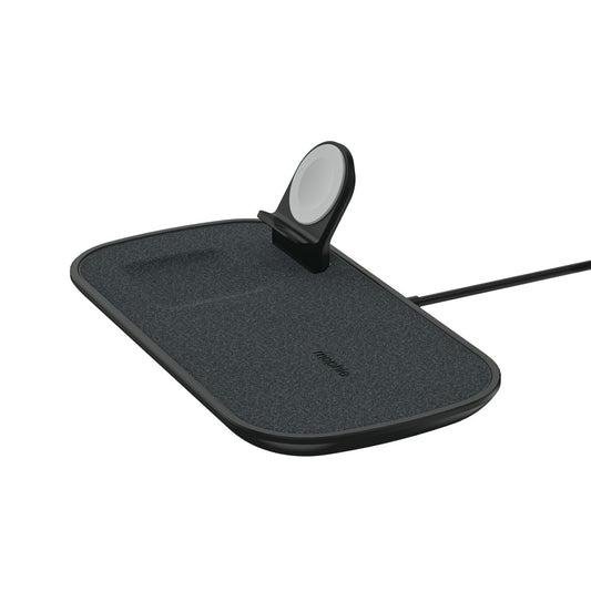 Mophie 3 In 1 Wireless Charging Pad Σταθμός Φόρτισης Για Quickcharge Φόρτιση Τριών Συσκευών - Μαύρος – Θήκη για κινητό από το PhoneBazaar.gr