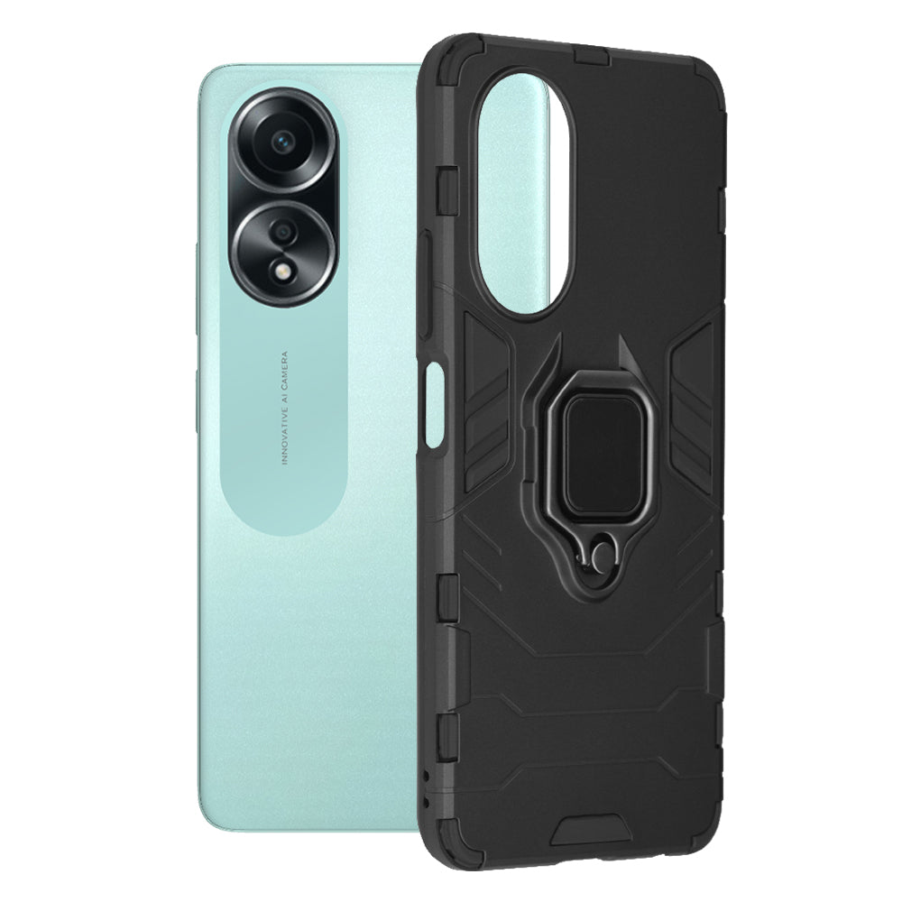 Techsuit - Silicone Shield - Oppo A58 4G - Black