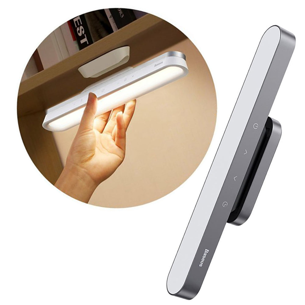 Baseus - Desk Lamp (DGXC-C0G) - Magnetic Stepless Dimming Charging, 1800mAh, 3000K-5000K - Deep Gray