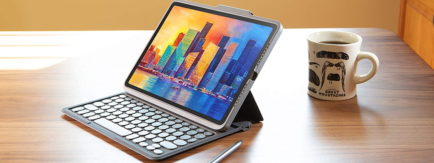 ZAGG Pro Keys Θήκη με πληκτρολόγιο για Apple iPad 10,9" (4ης & 5ης Γενιάς) σε charcoal χρώμα (UK) - 103407271