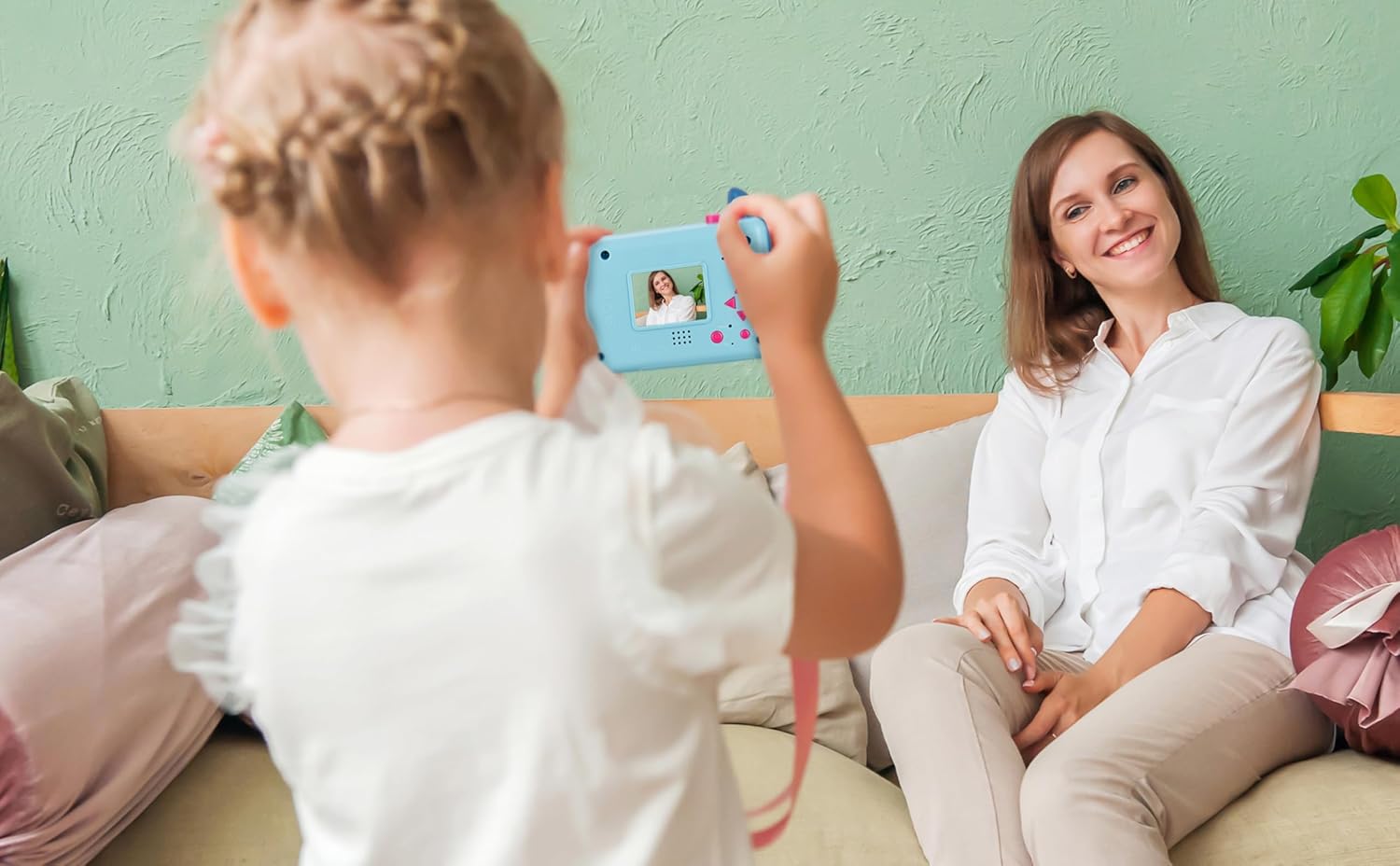 eKids Disney Stitch Digital Camera H πρώτη παιδική φωτογραφική μηχανή για παιδιά (SH-533) (Γαλάζιο/Μωβ)