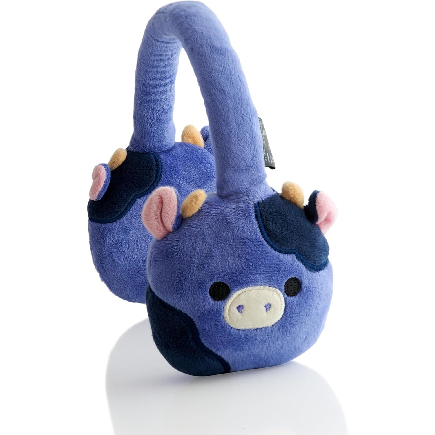 Lazerbuilt Squishmallows Ingred The Cow – Λούτρινα Ασύρματα Παιδικά Ακουστικά με Μικρόφωνο