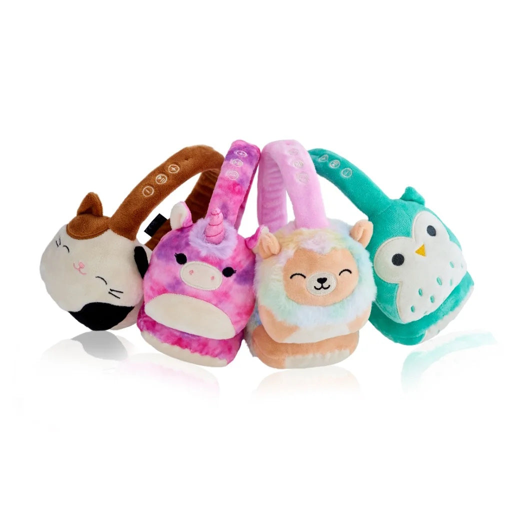 Lazerbuilt Squishmallows Tatiana the Dragon – Λούτρινα Ασύρματα Παιδικά Ακουστικά με Μικρόφωνο