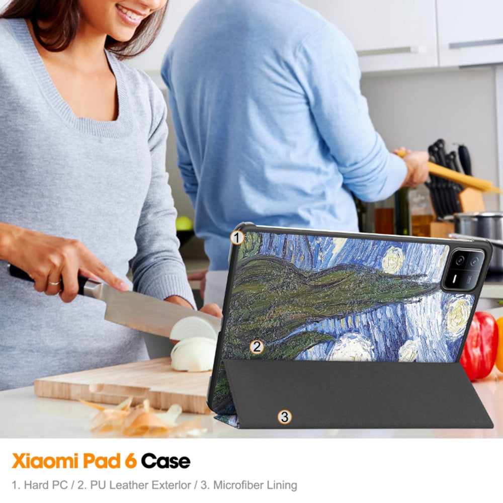 Techsuit - FoldPro - Xiaomi Pad 6 / Pad 6 Pro - Starry Night