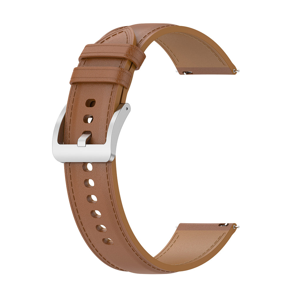 Techsuit - Watchband 22mm (W048) - Huawei Watch GT 2 (46mm)/GT 2 Pro/GT 3 Pro (46mm)/Ultimate, Xiaomi Watch S1 - Brown