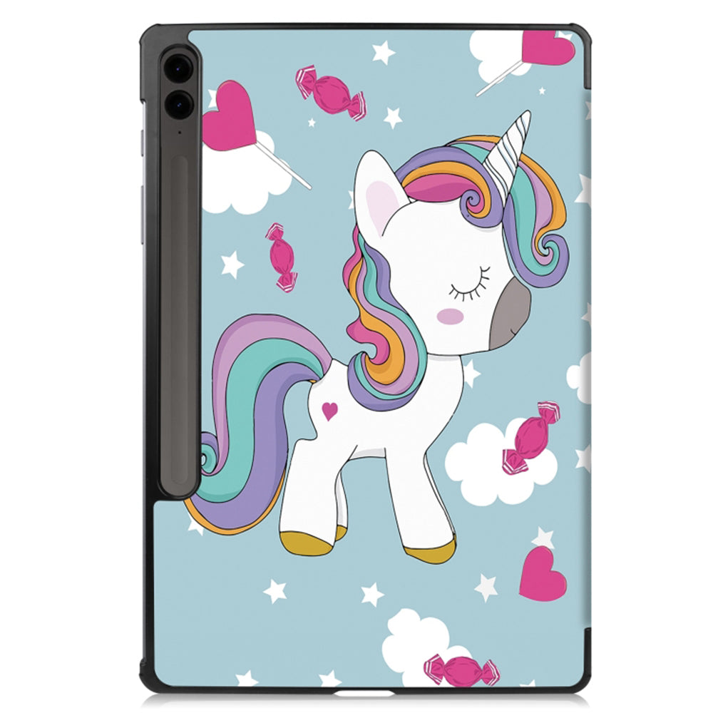 Techsuit - FoldPro - Galaxy Tab S9 Plus / S9 FE Plus / S10 Plus - Unicorn