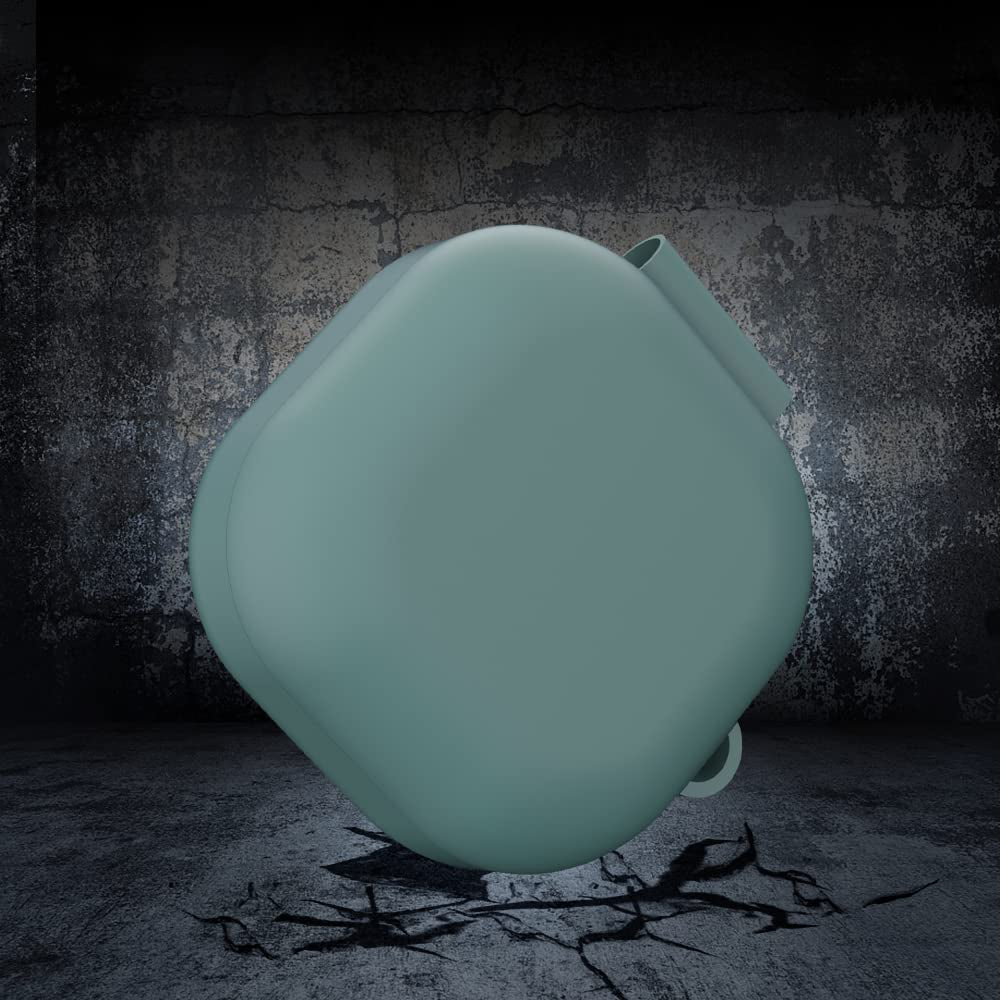 Techsuit - Silicone Case - for Galaxy Buds FE / 2 Pro / 2 / Live / Pro, Smooth Ultrathin Material - Black