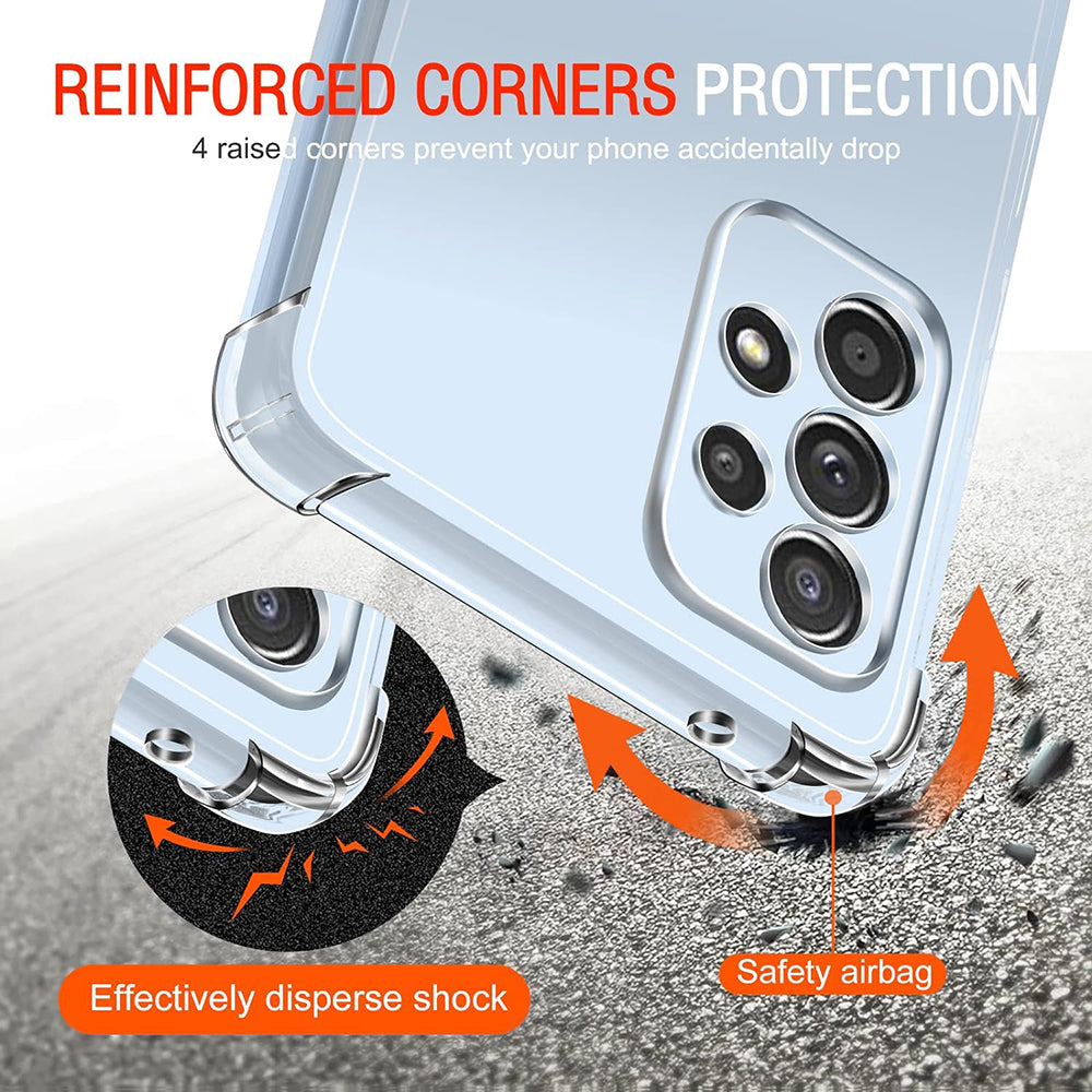 Techsuit - Shockproof Clear Silicone - Galaxy A53 5G - Clear