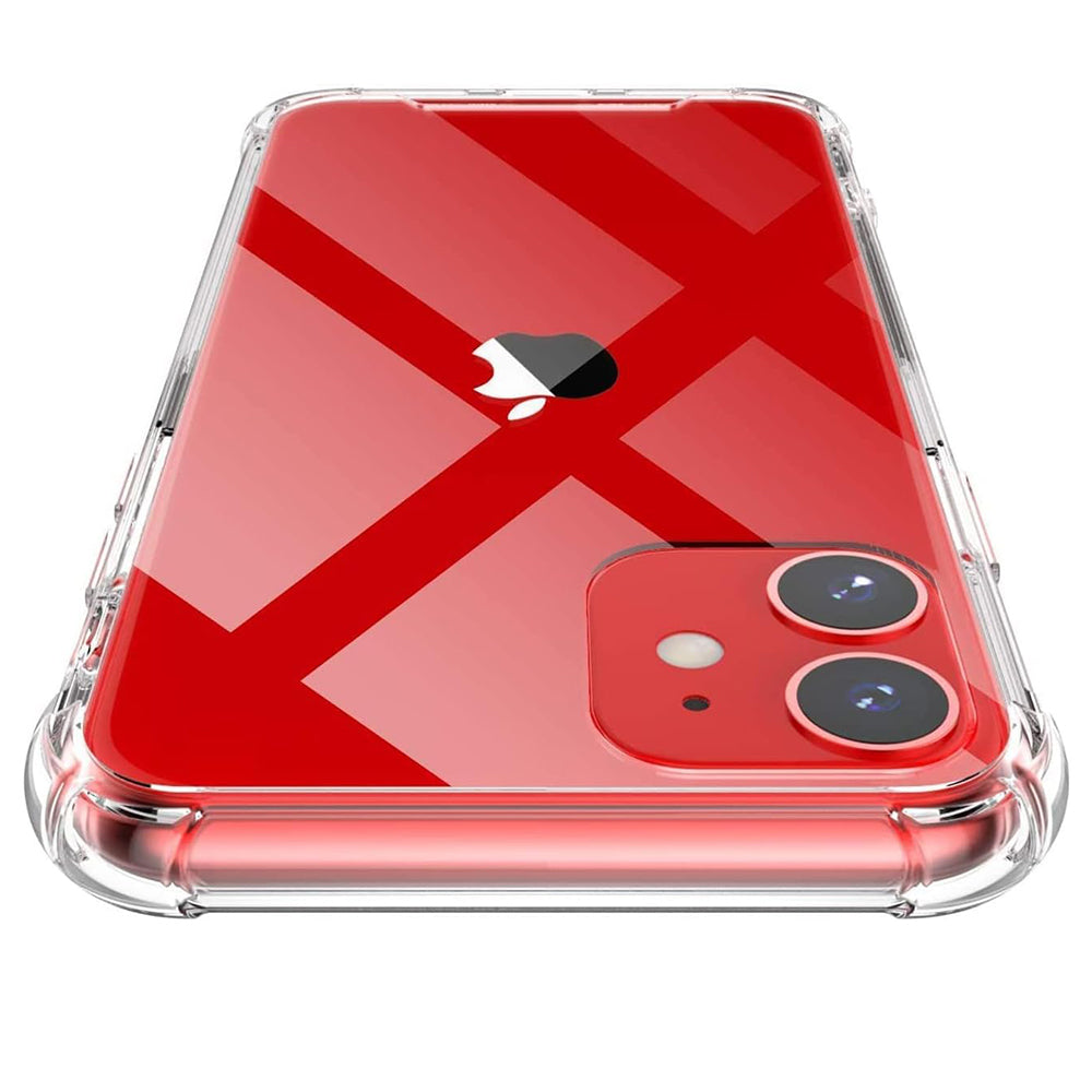 Techsuit - Shockproof Clear Silicone - iPhone 12 - Clear