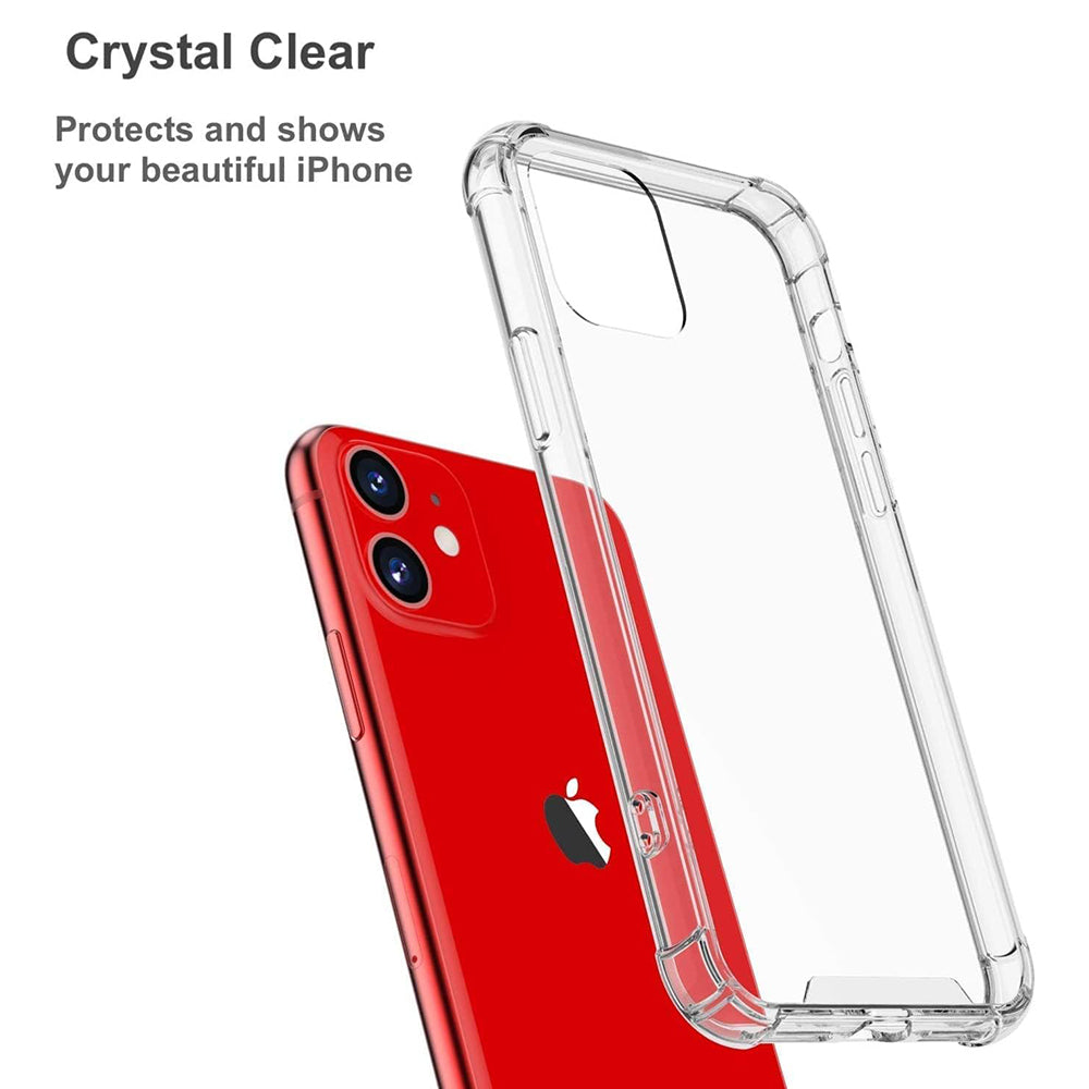 Techsuit - Shockproof Clear Silicone - iPhone 12 - Clear
