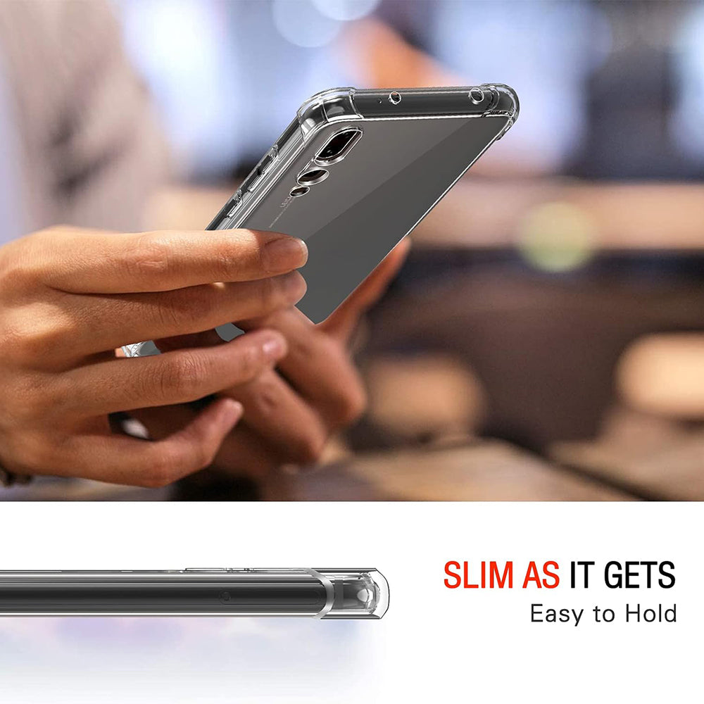 Techsuit - Shockproof Clear Silicone - Huawei P20 Pro - Clear